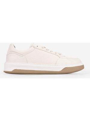 Valmenti Erkek Hakiki Deri Fildişi Sneakers & Spor Ayakkabı 1212 2506 Erk Ayk Y26 Fıldısı Byz Fltr