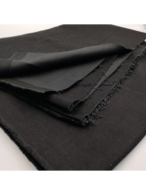 Elna Kumaş Siyah Ince Pamuk Denim Kumaş – Nefes Alan Kot | 145 cm En