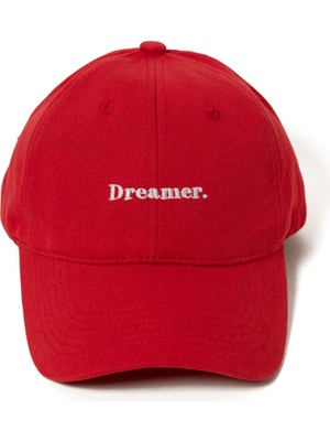 Nome Studio Nakışlı Şapka Pamuk Kumaşlı Yazı Nakışlı Dreamer Nakışlı Şapka Pamuk Ayarlanabilir