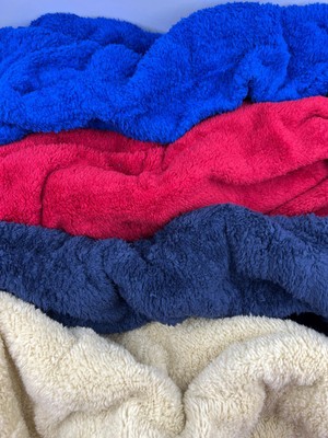 Elna Kumaş Çift Taraflı Peluş Kumaş (Teddy/welsoft) – Battaniyelik | 180 cm En