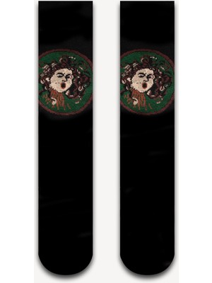 Neşeli Çoraplar Medusa Renkli Unisex Çorap