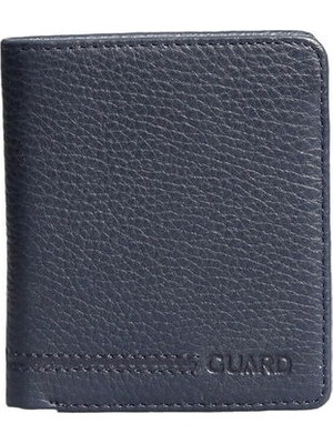 Çıkrık Guard Lacivert  Minimal Spor Deri Erkek Cüzdanı