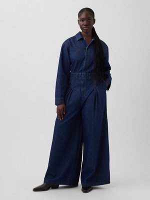 Gap Kadın Koyu Mavi Gap × Hfr Denim Tulum By Latouché