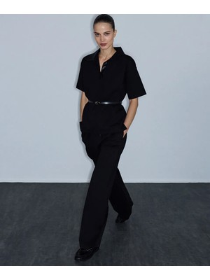 İpekyol Ayarlanabilir Bel Wide Leg Pantolon IW6260003193001