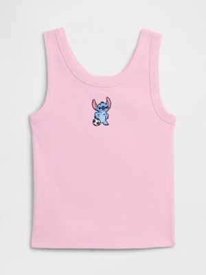 Gap Kız Çocuk Pembe Disney Lilo ve Stitch Fitilli Atlet