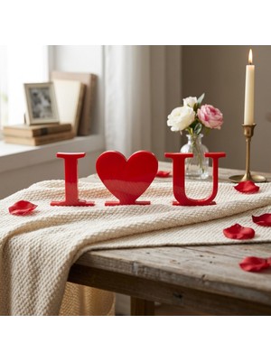 Hedea I Love U Seni Seviyorum Love Letters Kırmızı