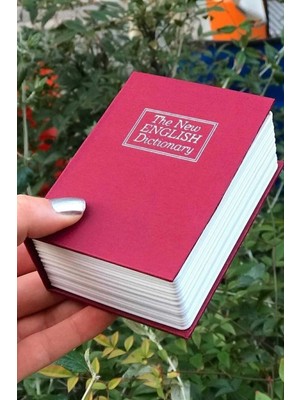 Sb Shopping Kitap Şeklinde Gizli Kasa Kumbara Beyaz Renk 11,5 x 8 x 4,5 cm Boyutlarında - Hobi & Eğlence
