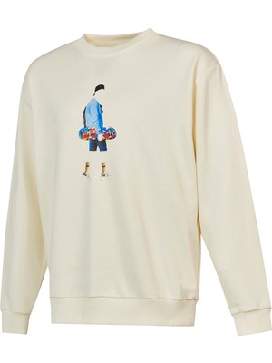 New Balance Erkek Sweatshirt MNC3410-SST