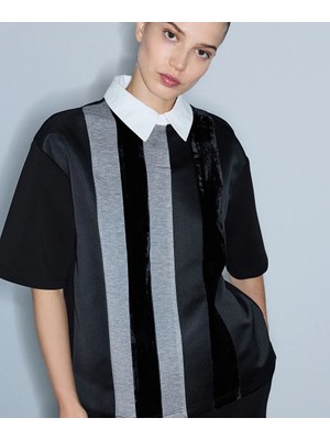 İpekyol Kumaş Mix Colorblock Sweatshirt IW6260091124001