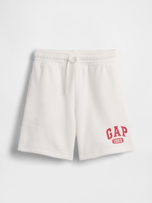 Gap Erkek Bebek Beyaz Fransız Havlu Kumaş Gap Logo Şort