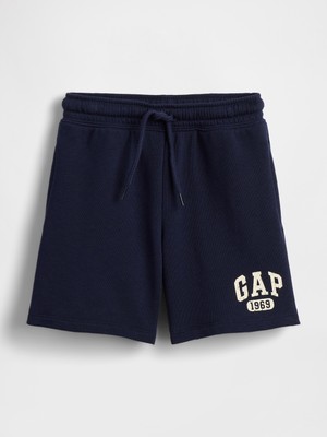 Gap Erkek Bebek Lacivert Fransız Havlu Kumaş Gap Logo Şort