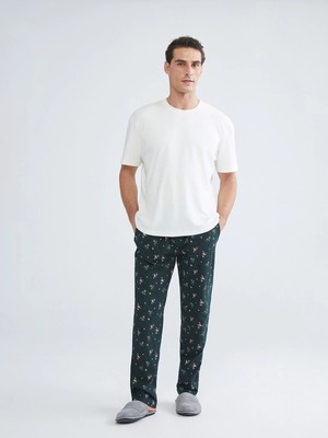 Lc Waikiki Yeni Sezon Standart Kalıp Yılbaşı Temalı Erkek Pijama Altı