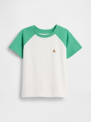 Gap Erkek Bebek Açık Yeşil Mix & Match Raglan T-Shirt