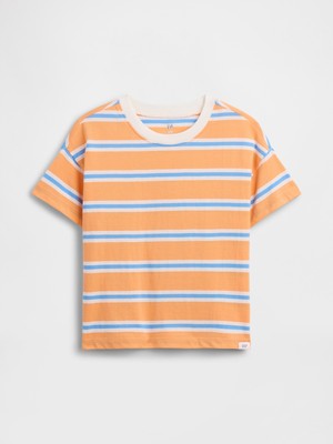 Gap Erkek Bebek Turuncu Bisiklet Yaka Cepli T-Shirt