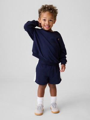 Gap Erkek Bebek Lacivert Vintagesoft Terry Çizgili Outfit Set