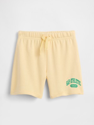Gap Erkek Bebek Sarı Relaxed Pull-On Fransız Havlu Kumaş Şort