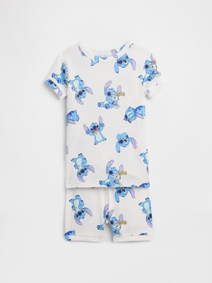 Gap Bebek Beyaz Lilo ve Stitch Baskılı Pijama Seti