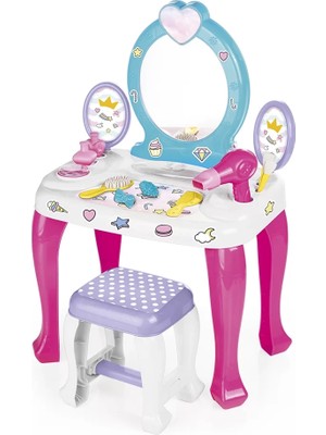 Uravas Store Üreticiniz Unicorn Makyaj Masası ve Tabure Seti