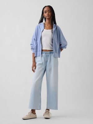 Gap Kadın Açık Mavi Low Rise Easy '90S Jean Pantolon