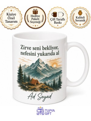 Tupya Gift Dağ Zirvesine Kamp Atanlara Yüksek Rakım Oksijeni Çay Kupası Hediye