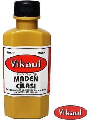 ALK Vikaul Metal Parlatıcı - Maden Cilası, Kavil 100 gr