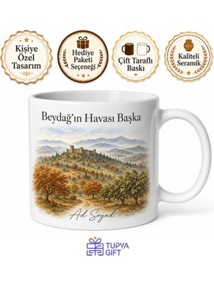 Tupya Gift Izmir Beydağ Kestane Incir Bahçeleri Beydağ Kalesi Ödemiş Dağ Havası Kupa Bardak Hediye