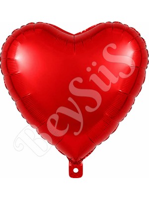 BeySüS Kalp Folyo Balon Kırmızı 24 Inc