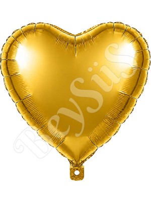 BeySüS Kalp Folyo Balon Gold 24 Inc