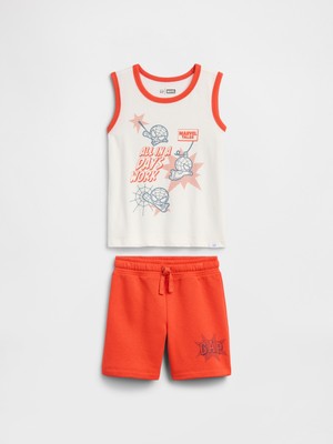 Gap Erkek Bebek Turuncu Spider-Man Two-Piece Outfit Set
