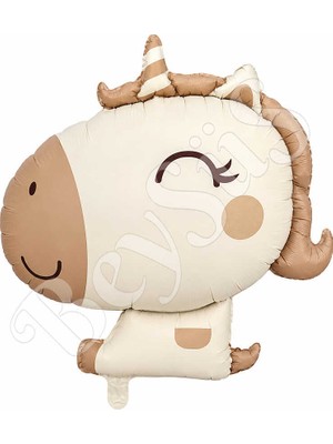 BeySüS Retro Unicorn Folyo Balon