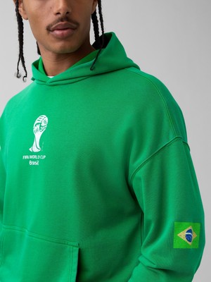 Gap Erkek Açık Yeşil Fıfa World Cup™ Klasikleri Vintagesoft Terry Oversized Sweatshirt