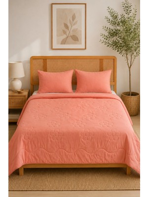 Uykuperest Flora Somon Ince Kapitoneli Uyku Seti Tek Kişilik 180X235 1 Adet Yastık Alezi