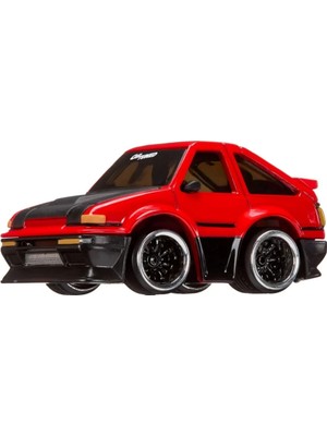 Uravas Store Üreticiniz Cartuned Jdm Seri 2 1985-87 Sprinter Trueno Gt-Apex AE86 - Siyah Kırmızı Araba