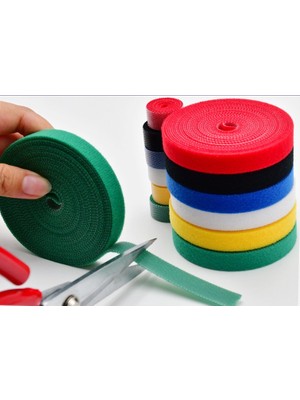 Uravas Store Cırt Cırt Sabitleyici Kablo Düzenleyici 5 Metre x 1cm