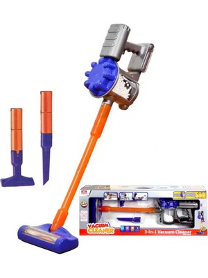 Uravas Store Vacuum Cleaner Pilli Kablosuz Oyuncak Dikey Standlı Elektrik Süpürgesi