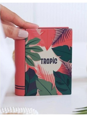 Daks 2003 Hediyelik Teneke Kutu Kitap Şekilli - Book Tın Tropıc 9.5X11X3CM