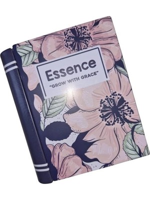 Daks 2003 Hediyelik Teneke Kutu Kitap Şekilli - Book Tın Essence 9.5X11X3CM