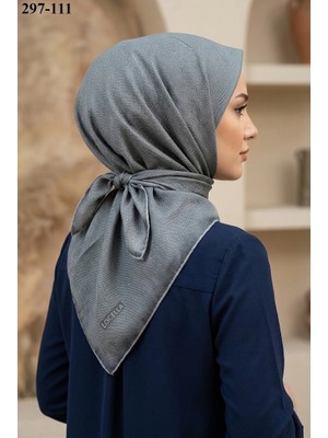Lo'cella Soft Pamuk Eşarp (Gri) 297-111
