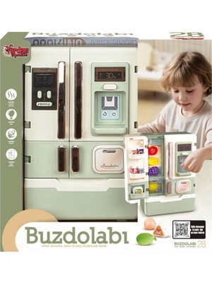 Uravas Store VRD10650 Işıklı ve Sesli Aksesuarlı Buzdolabı