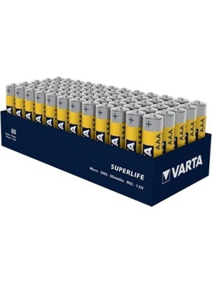 Uravas Store Superlıfe Çinko Aaa Ince Kalem Pil 60LI Paket