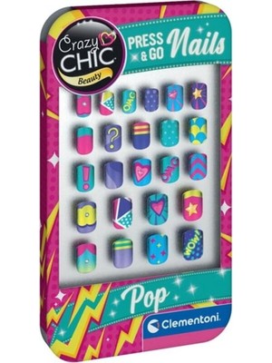 Uravas Store 18895 Crazy Chic - Tak Git Tırnaklar - Pop