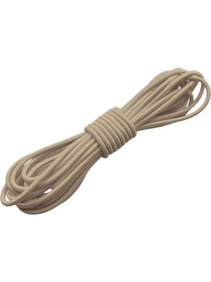 OEM Bej Renk 5 Metre 2 mm Yuvarlak Lastik
