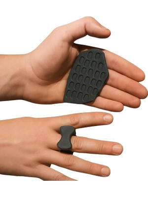 OEM Mingodan Ergonomik Fitness El Koruyucu, Avuç Içi Koruma Dambıl Fitness Ağırlık Kavrama Pedi Kondisyon, Barfiks, Siyah Kaymaz Yüzeyli, Halter ve Ağırlık Çalışmaları Için, Dayanıklı Spor Ekipmanı
