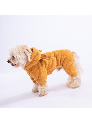 OEM Latte Koala Peluş Küçük Irk Köpek Tulumu (L)