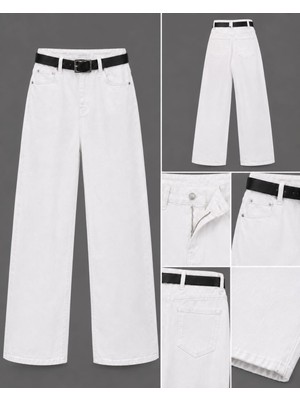 Ymr Moda Kemerli Palazzo Jeans
