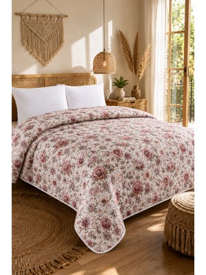 Bella Home Çift Kişilik 5d Yatak Örtüsü | 200X220 cm | Çok Amaçlı, Hafif ve Şık | Yazlık ve Mevsimlik