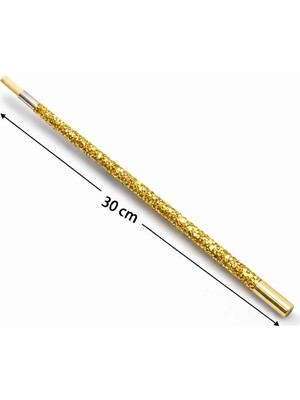 Uravas Store 30 cm Altın Gold Payetli  Tutacağı – 1920’LER Gatsby Parti Aksesuarı