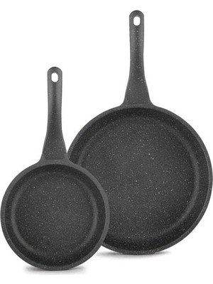 OEM Focus Döküm Granit 2'li Tava Seti (20CM+28CM)