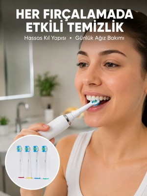 Aslanoğlu Store Günlük Ağız Bakımı Için Nazik ve Etkili Yedek Başlık Seti Yeni Nesil