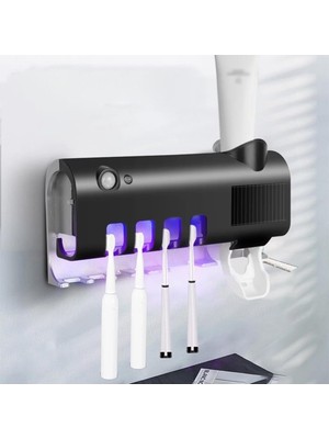OEM Otomatik Diş Macunu Sıkıcı, Uv Sterilizasyonlu, Çoklu Fırça Tutucu, (Şarjlı ve Solarlı), Kurulumu Kolay, Multi Fonksiyonel, Dekoratif